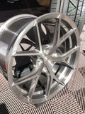 20" MRR Wheels FS06 Custom Brushed Transparent Titanium for Challenger / Charger & Magnum 20x11 & 20x9.5