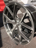 20" MRR Wheels FS06 Custom Brushed Transparent Titanium for Challenger / Charger & Magnum 20x11 & 20x9.5