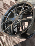 20" MRR Wheels FS06 Matte Black for Challenger / Charger & Magnum 20x11 & 20x9.5