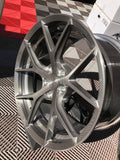 20" MRR Wheels FS06 Custom Brushed Transparent Titanium for Challenger / Charger & Magnum 20x11 & 20x9.5
