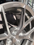 20" MRR Wheels FS06 Custom Brushed Transparent Titanium for Challenger / Charger & Magnum 20x11 & 20x9.5